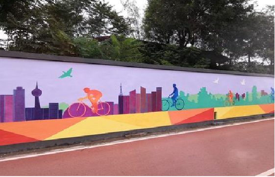 西峡墙体彩绘-围墙