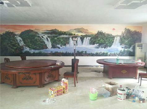 西峡墙绘-写实风景