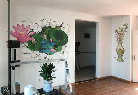 西峡墙体彩绘相比墙纸的优势。