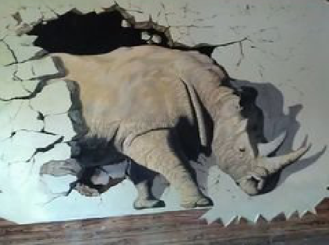 西峡在墙绘中，如何绘制3D效果？