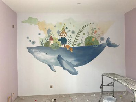 西峡手绘墙的特点及优势。